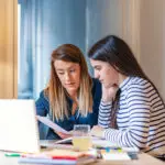 teen receiving career coaching and advice